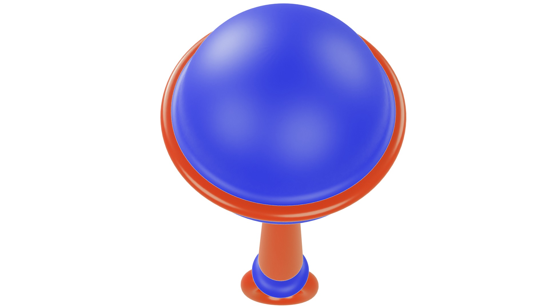 Rattle Toy Low-poly 3D model_9