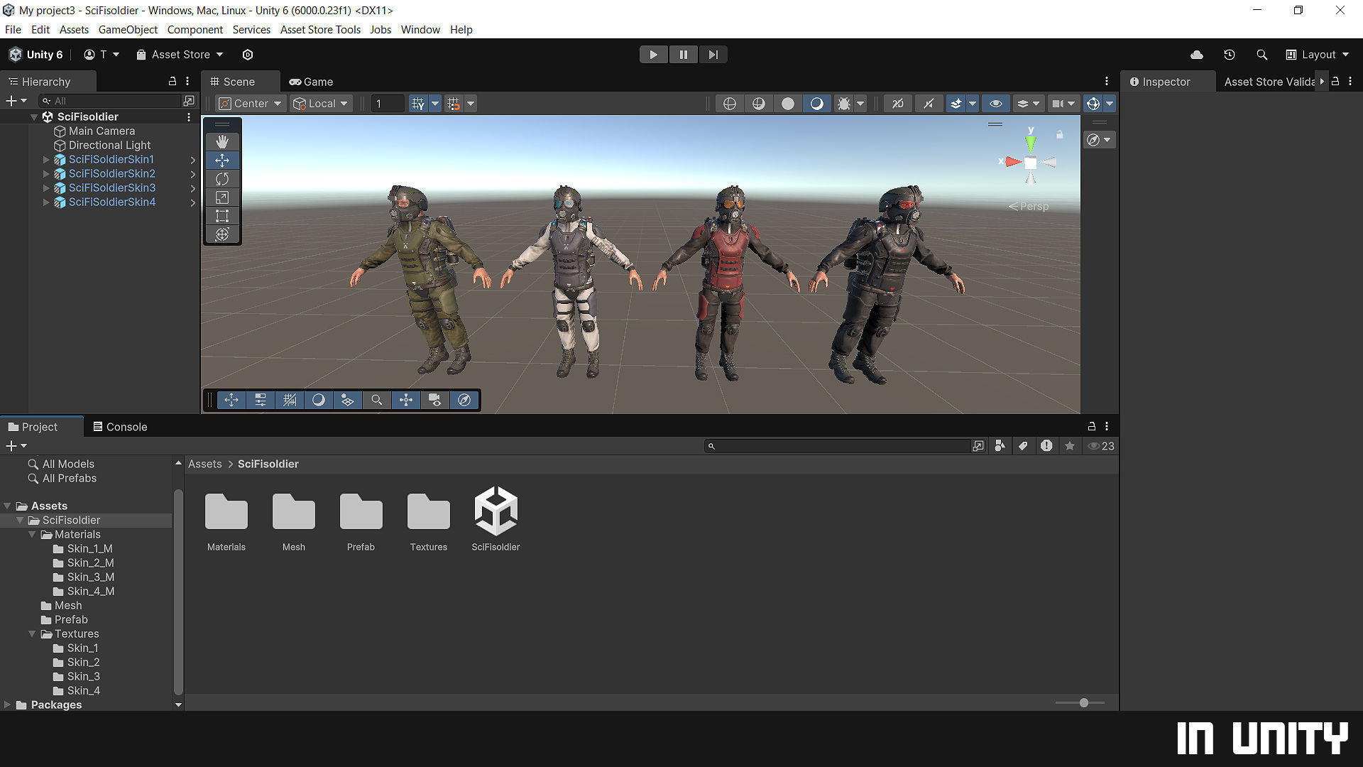 MODULAR SOLDIER FUTURE SCI FI GAME READY CHARACTER LOW POLY Low-poly 3D model_34