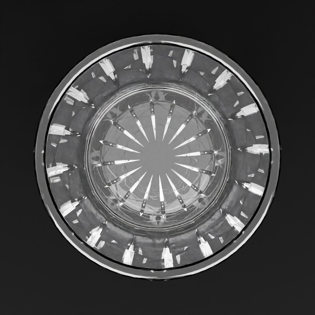 Premium design crystal glass 3D model 3D model_3