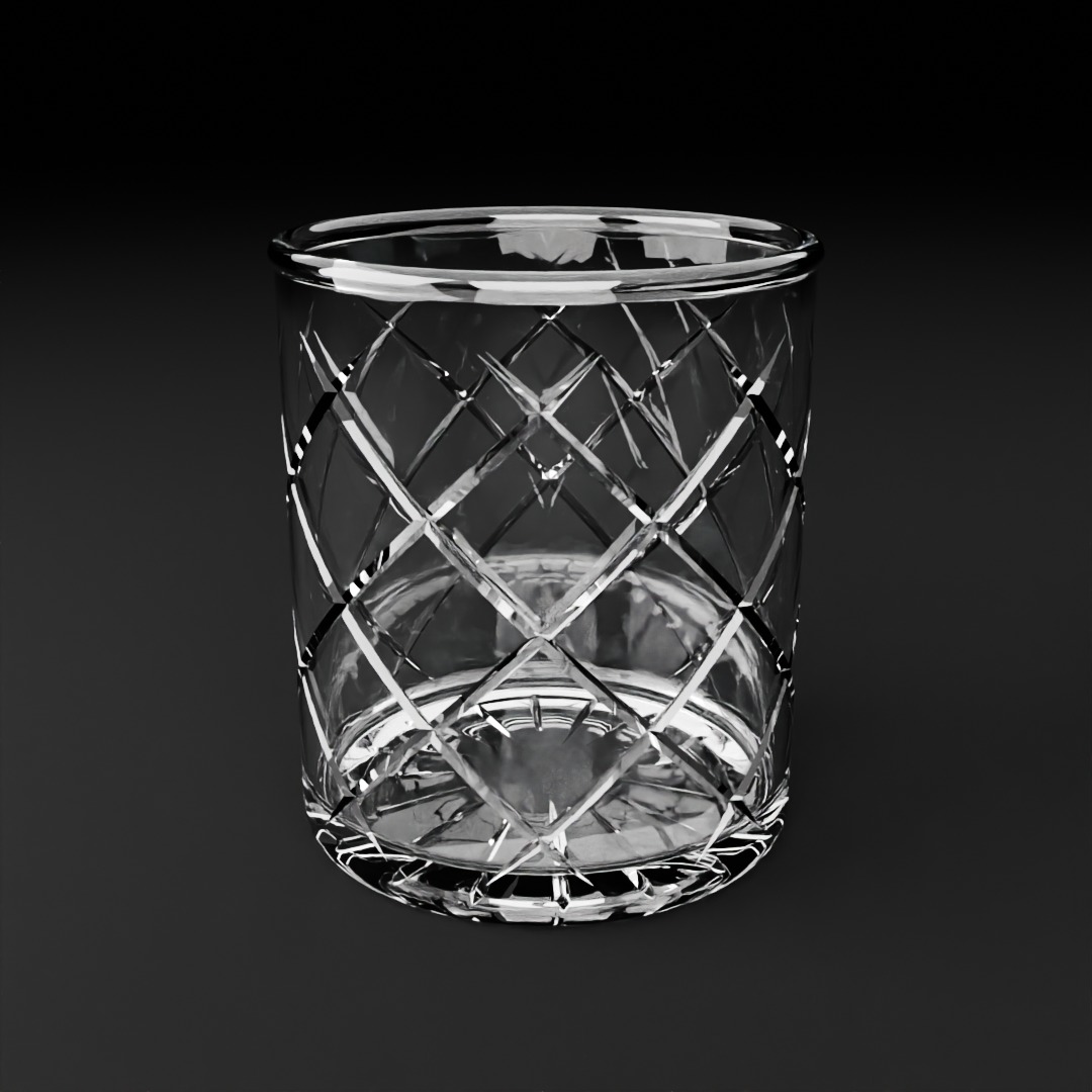 Premium design crystal glass 3D model 3D model_4