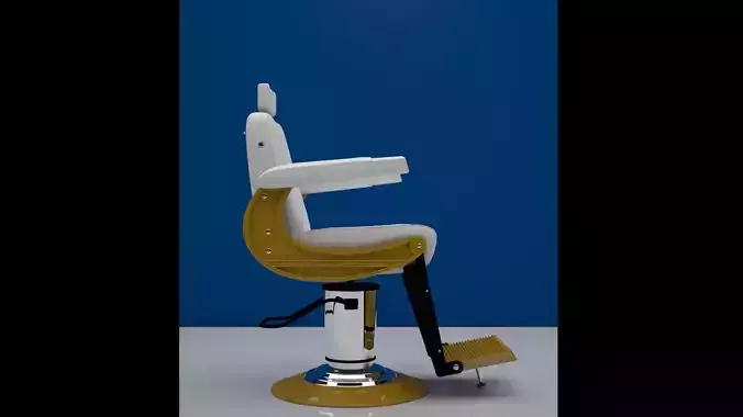 Barber Chair 3D model