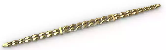 Gold bracelet chains new collection 43- 53 3D print models 3D print model