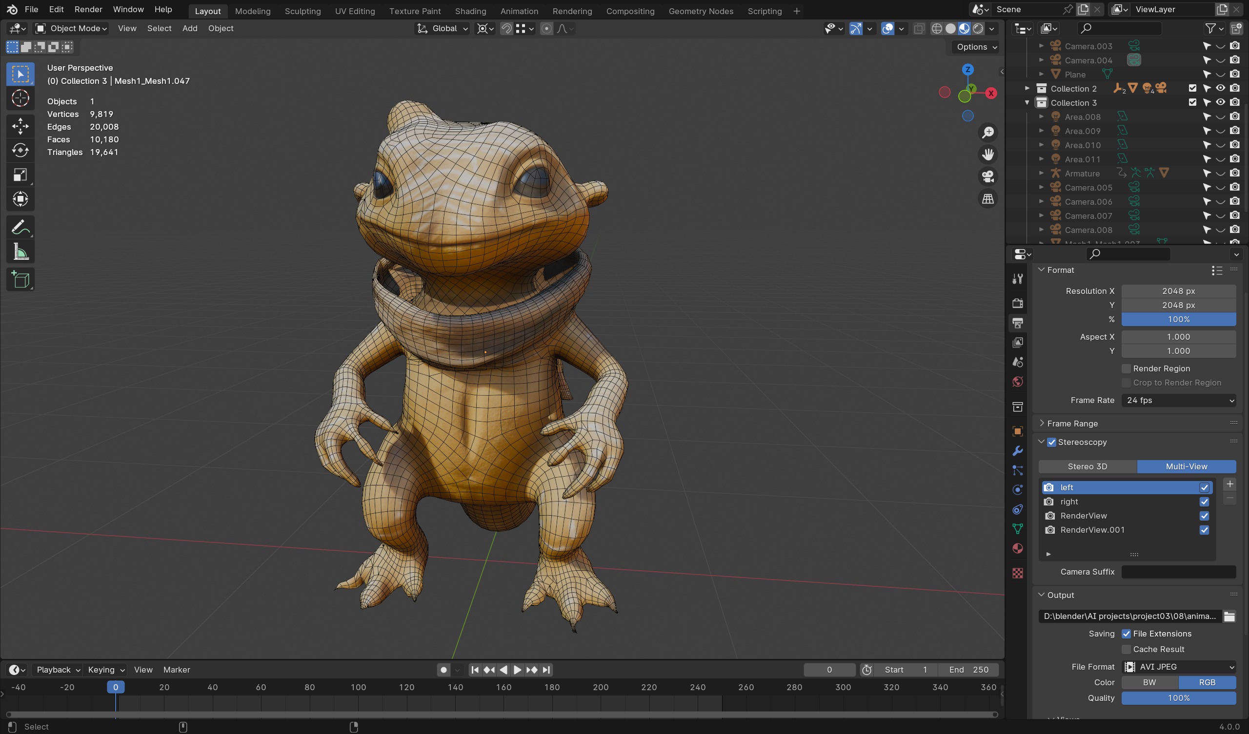 Sand Creator - Game-Ready 3D Character Low-poly 3D model_5