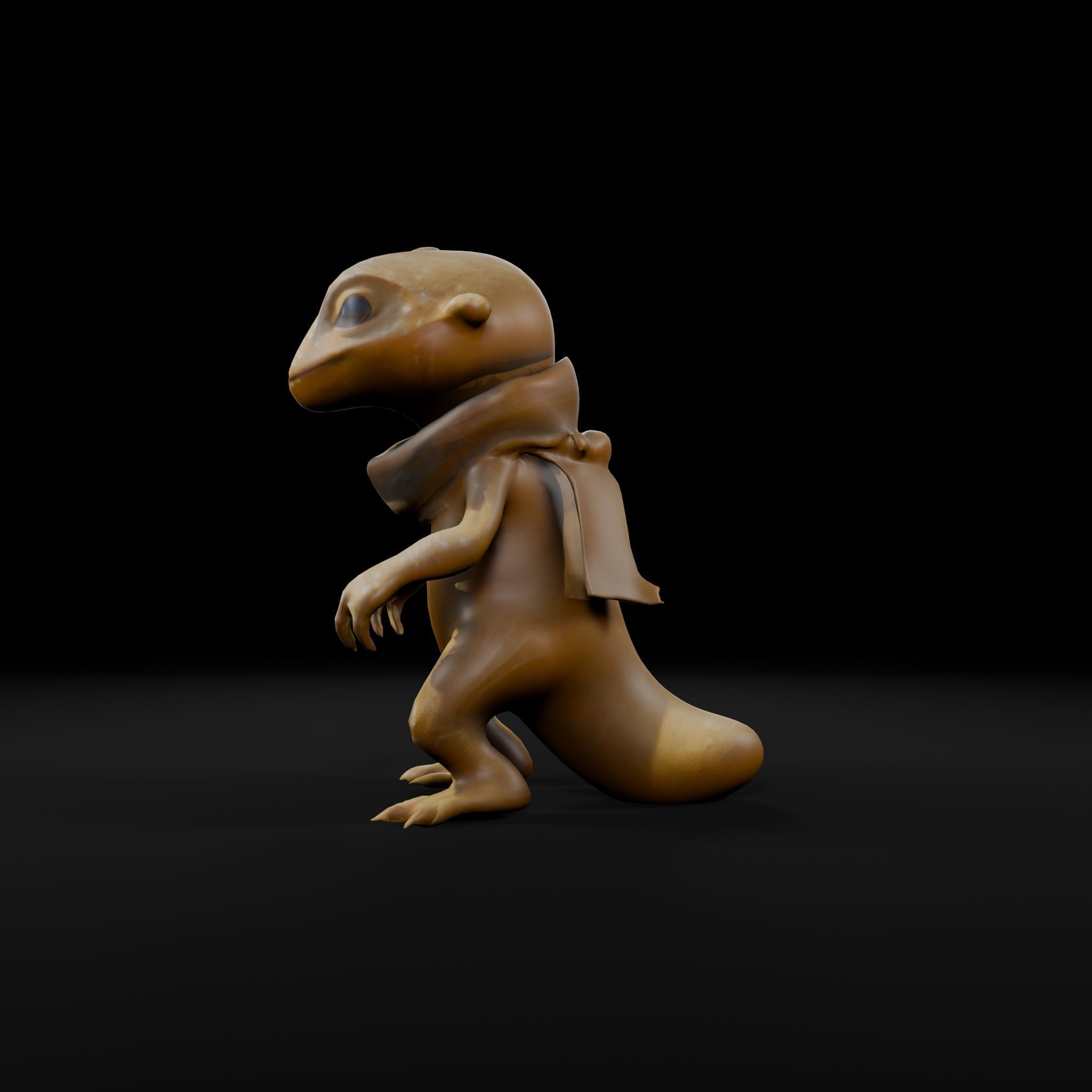 Sand Creator - Game-Ready 3D Character Low-poly 3D model_2