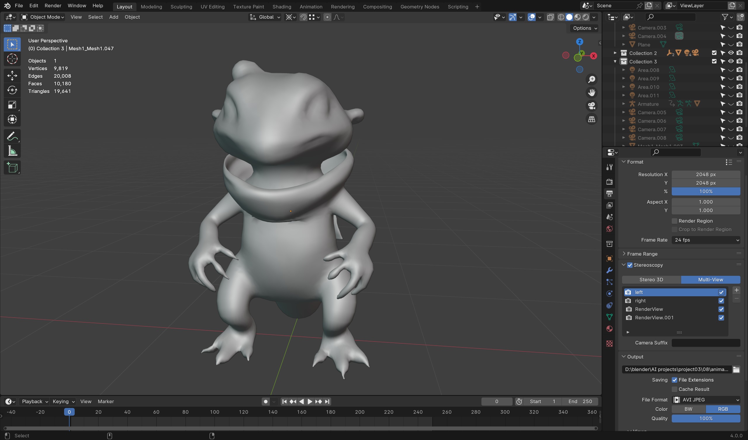 Sand Creator - Game-Ready 3D Character Low-poly 3D model_6