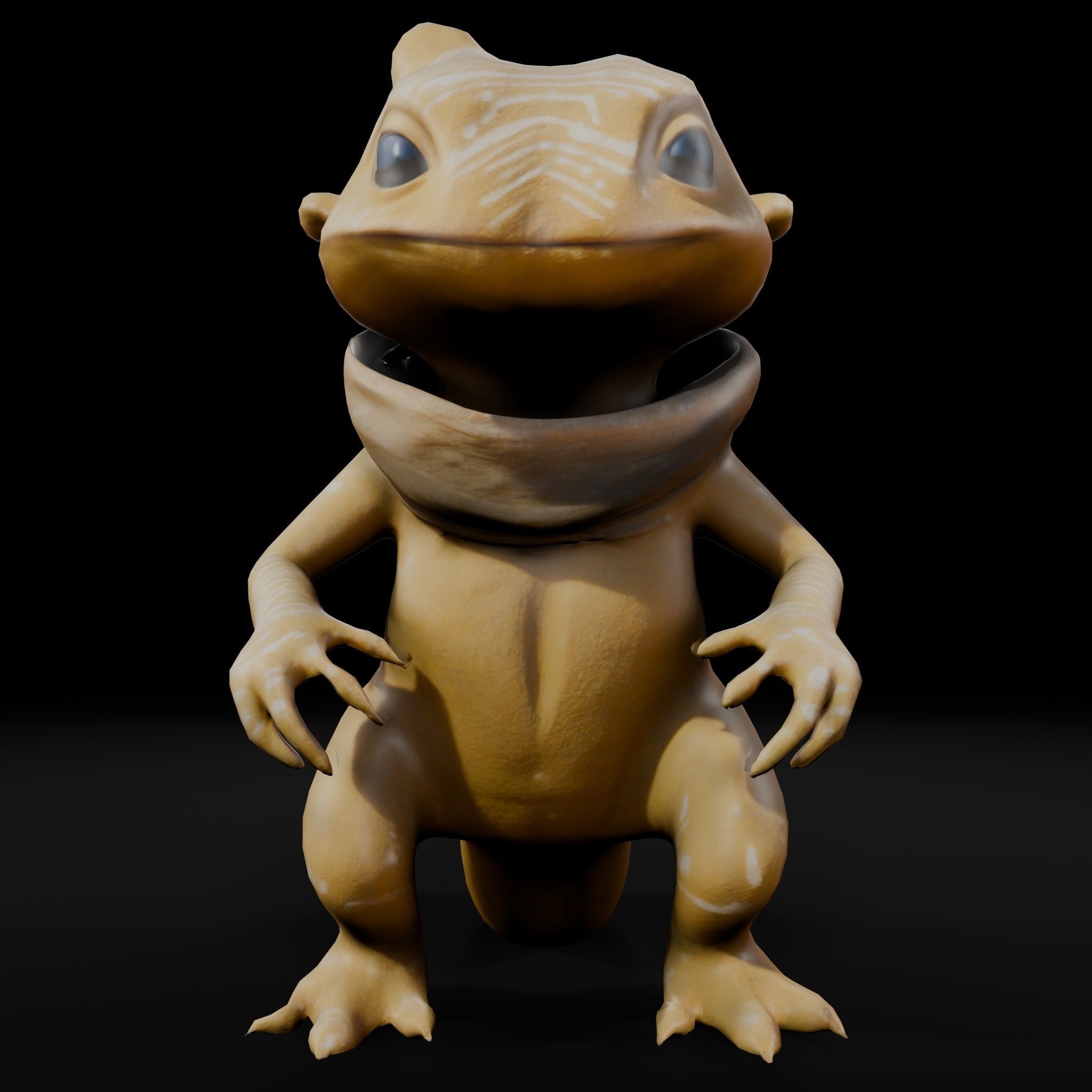 Sand Creator - Game-Ready 3D Character Low-poly 3D model_3