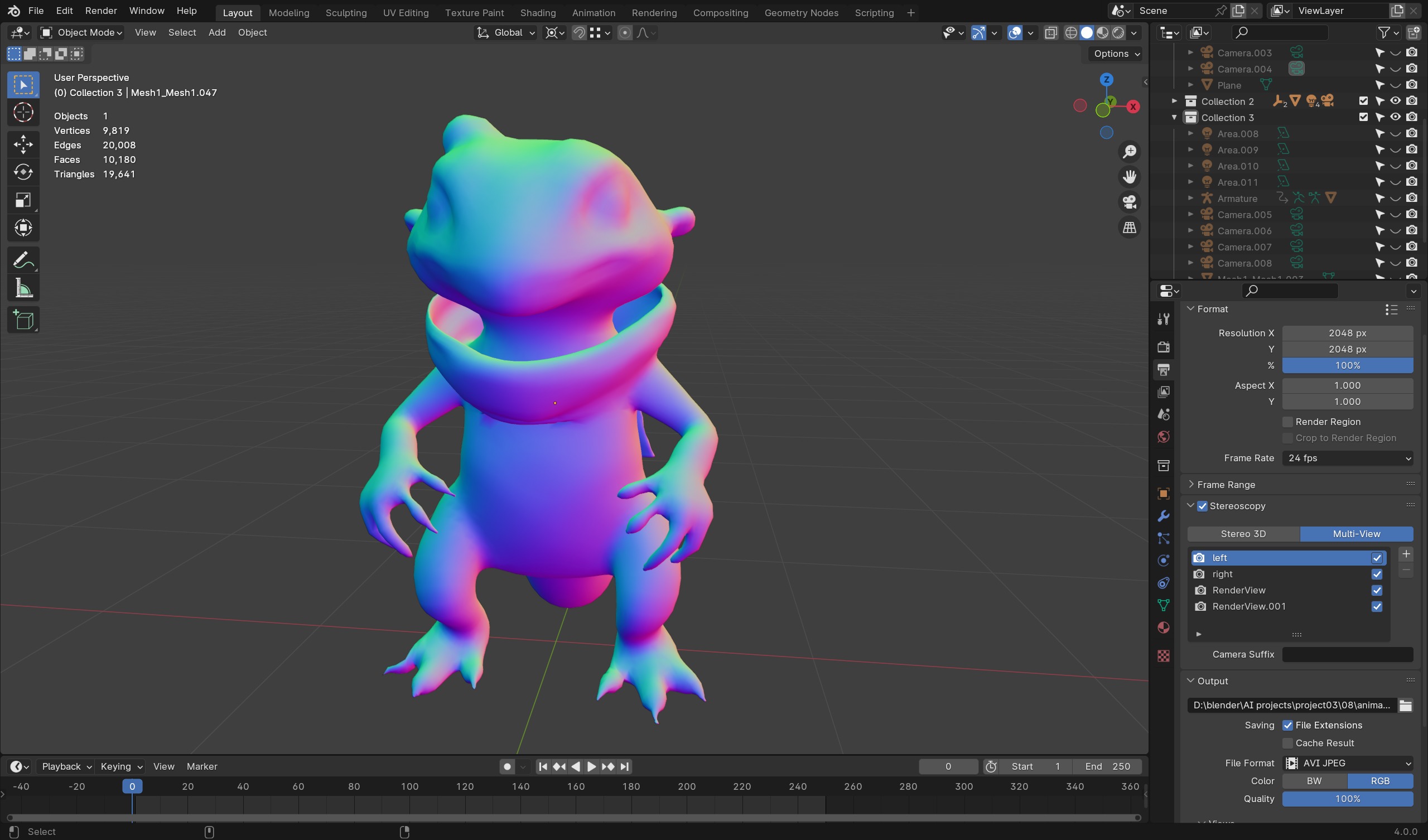 Sand Creator - Game-Ready 3D Character Low-poly 3D model_9