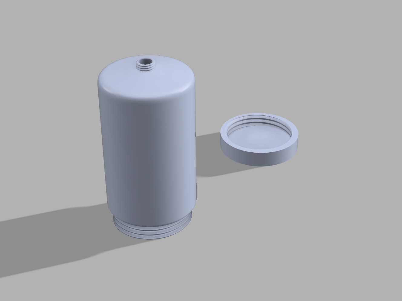 Resuable Shampoo bottle 3D print model_1