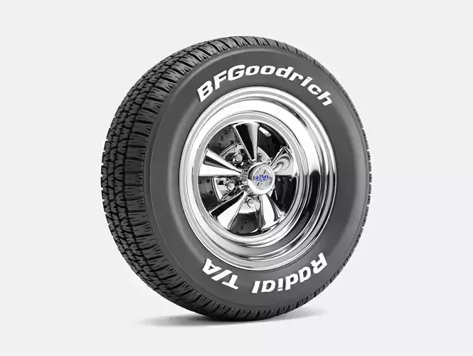15x7 Cragar SS Wheel BFGoodrich Radial TA Tire