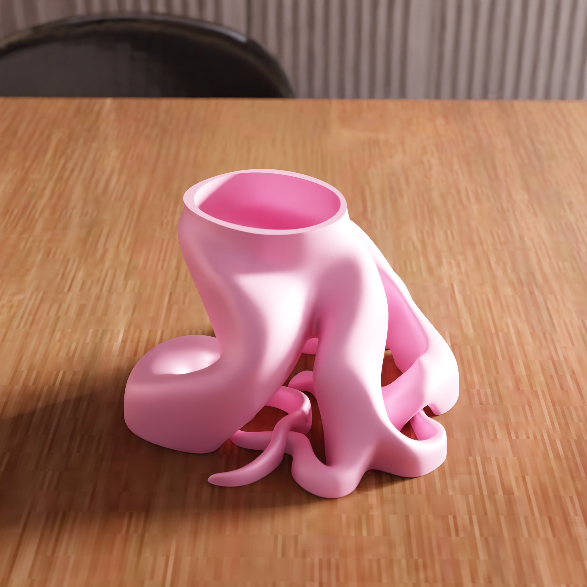 Root Desk Planter STL File - 098 3D print model_5