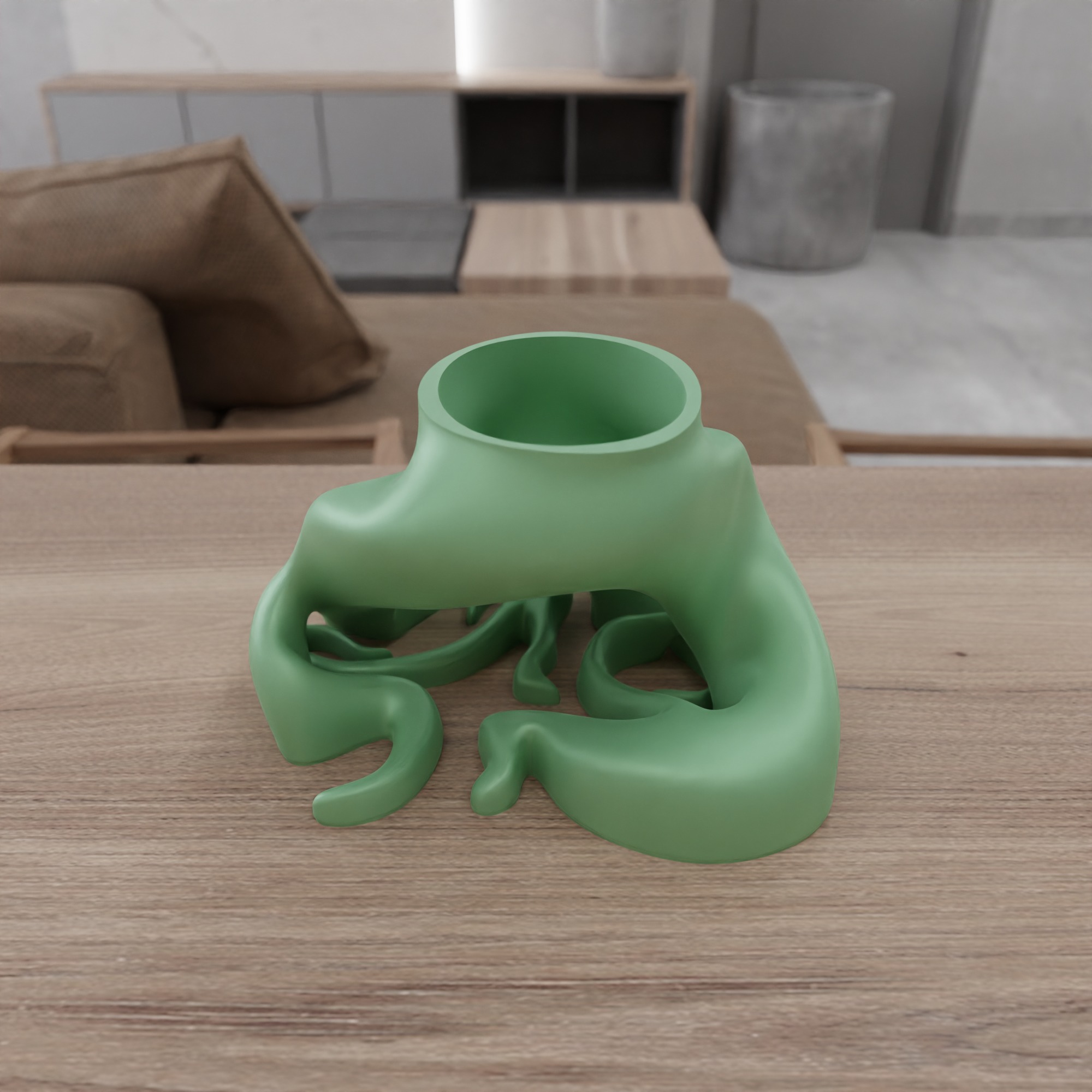 Root Desk Planter STL File - 098 3D print model_8