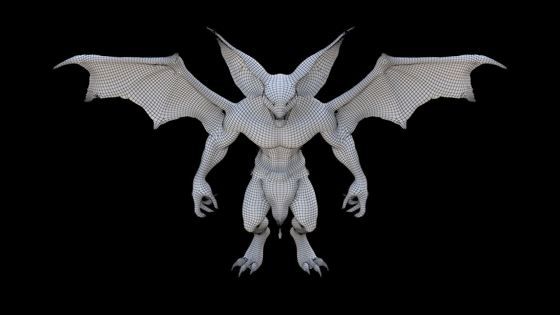 Bat Vampires 3D model_6