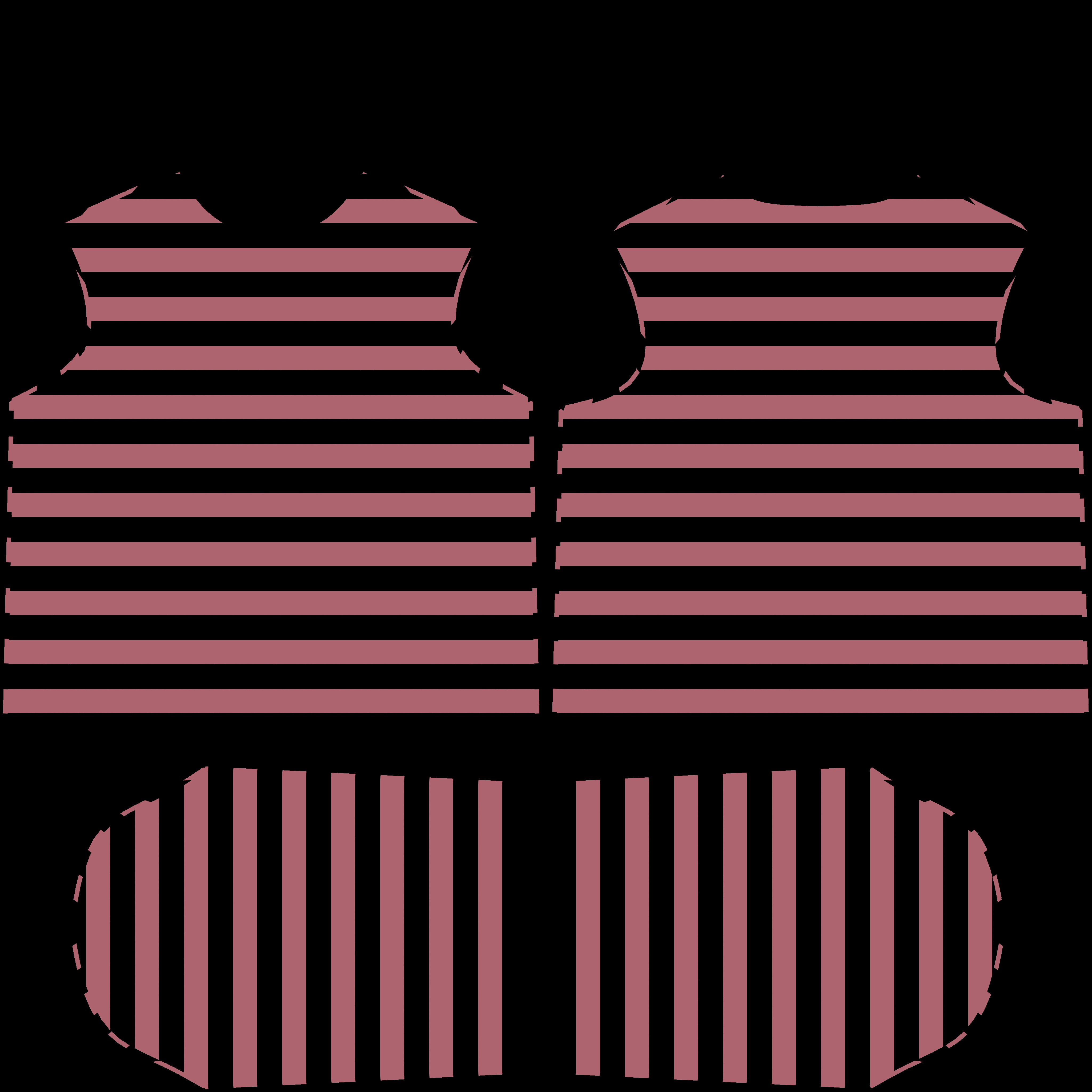 Women Harajuku Stripes Long Sleeves Shirt Grunge Y2K Sweatshirt Low-poly 3D model_31