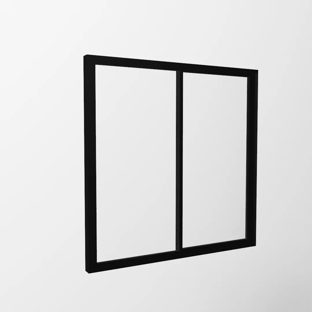 small building window Free low-poly 3D model