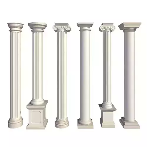 Parametric Classic Columns Family for Revit Pack Three