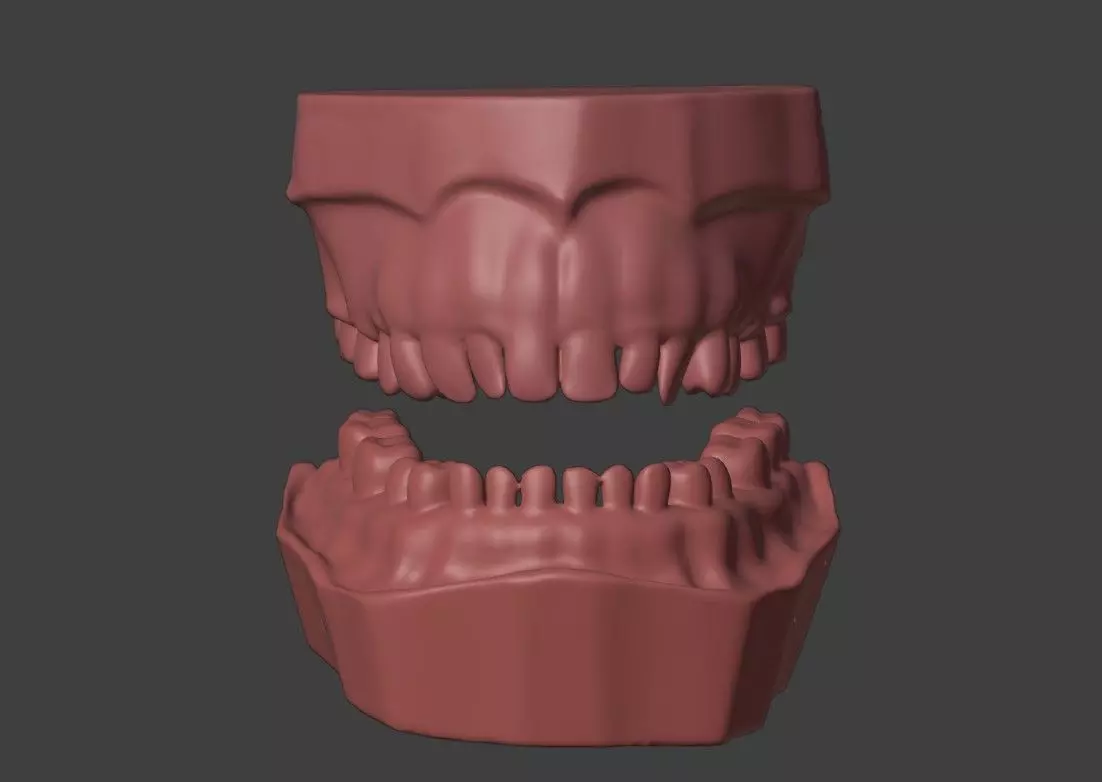 3D Model of Mouth with Teeth 3D model_0