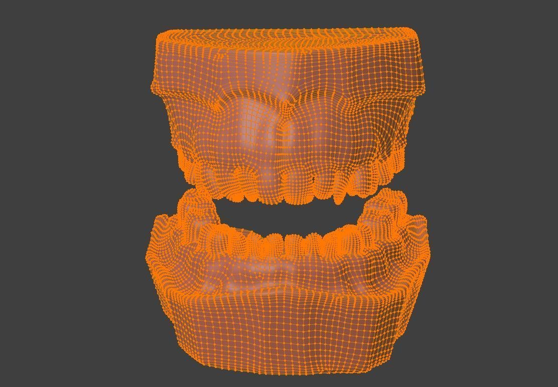 3D Model of Mouth with Teeth 3D model_1