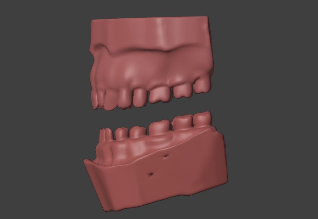 3D Model of Mouth with Teeth 3D model_2