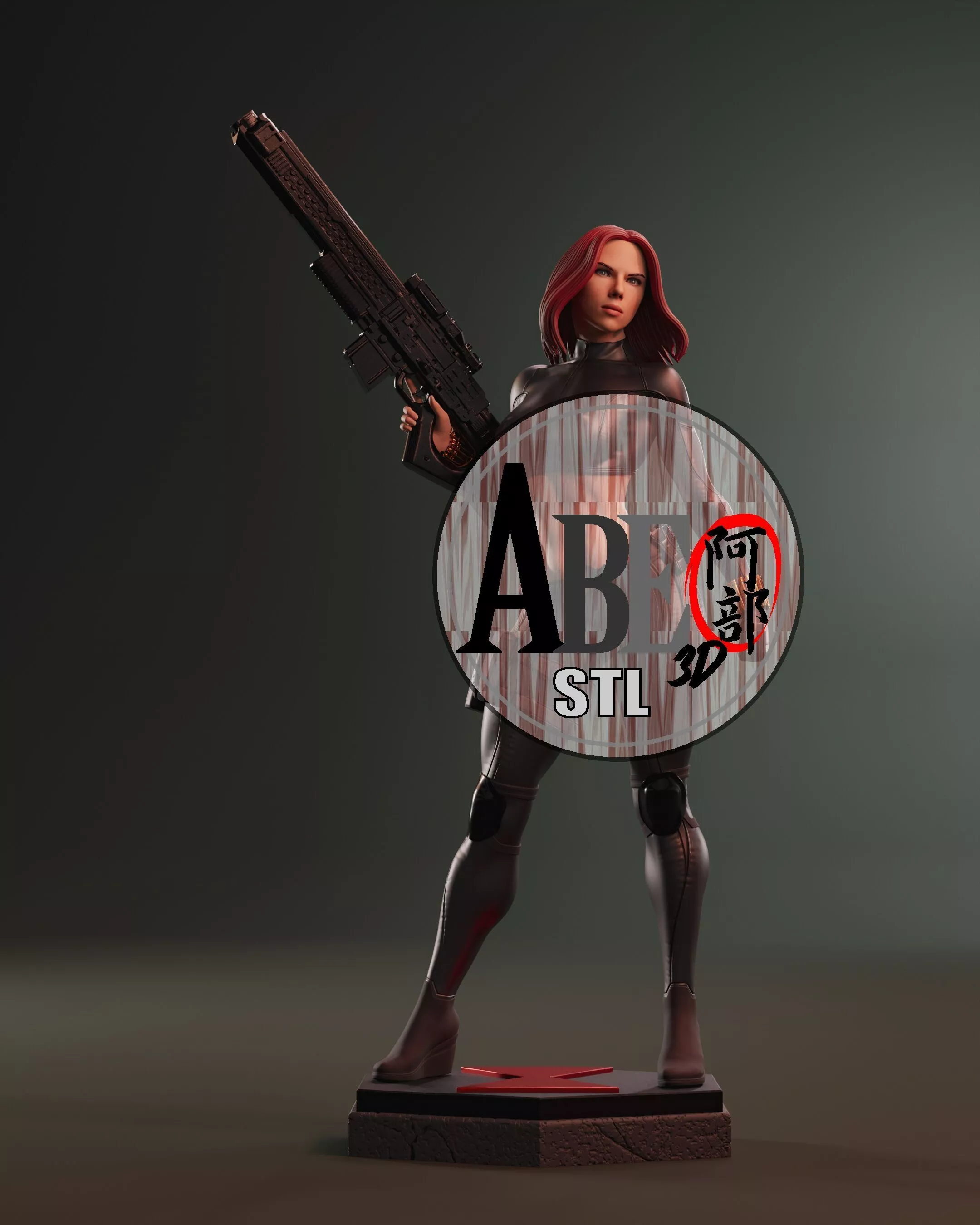 Black Widow 3D print model