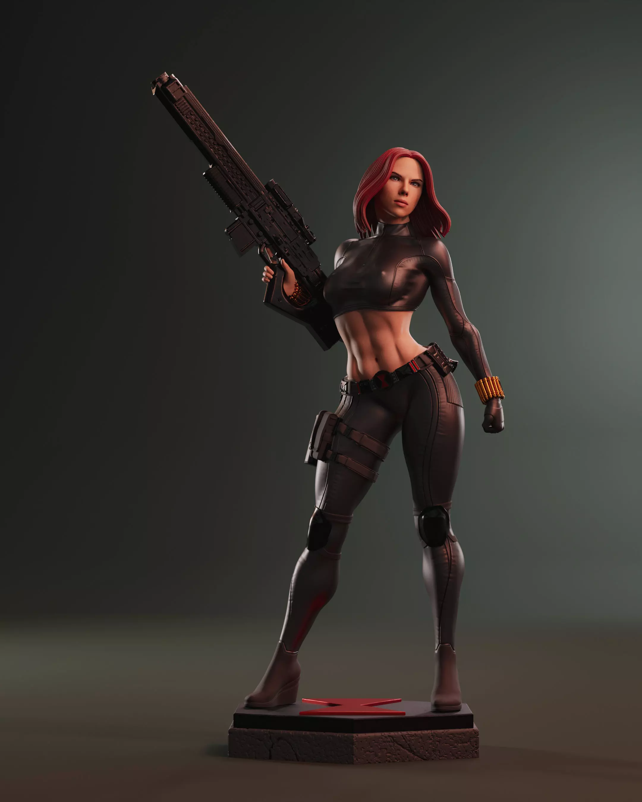 Black Widow 3D print model
