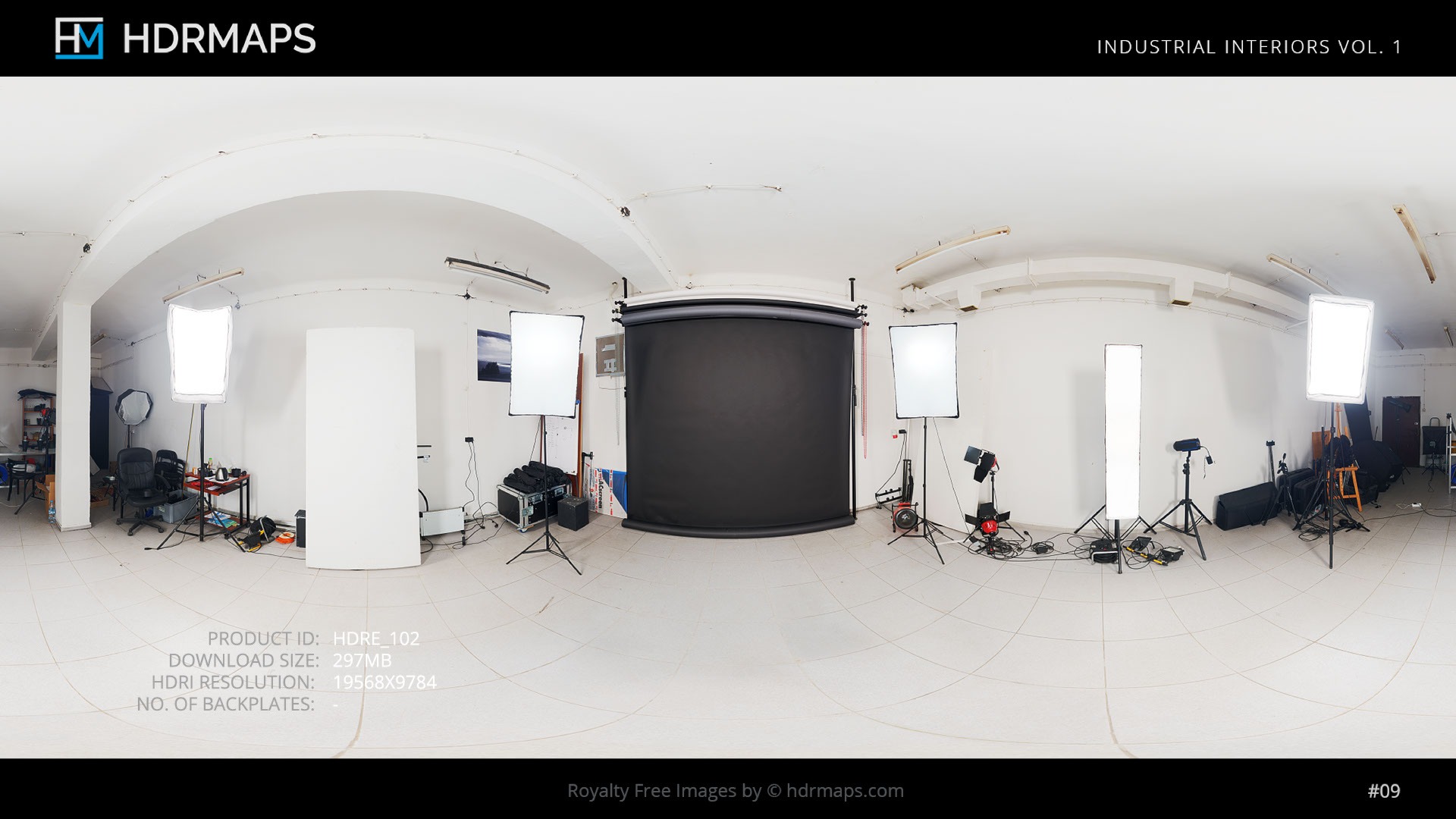 Industrial Interiors  1 - 10 HDRI Maps pack  Texture_9