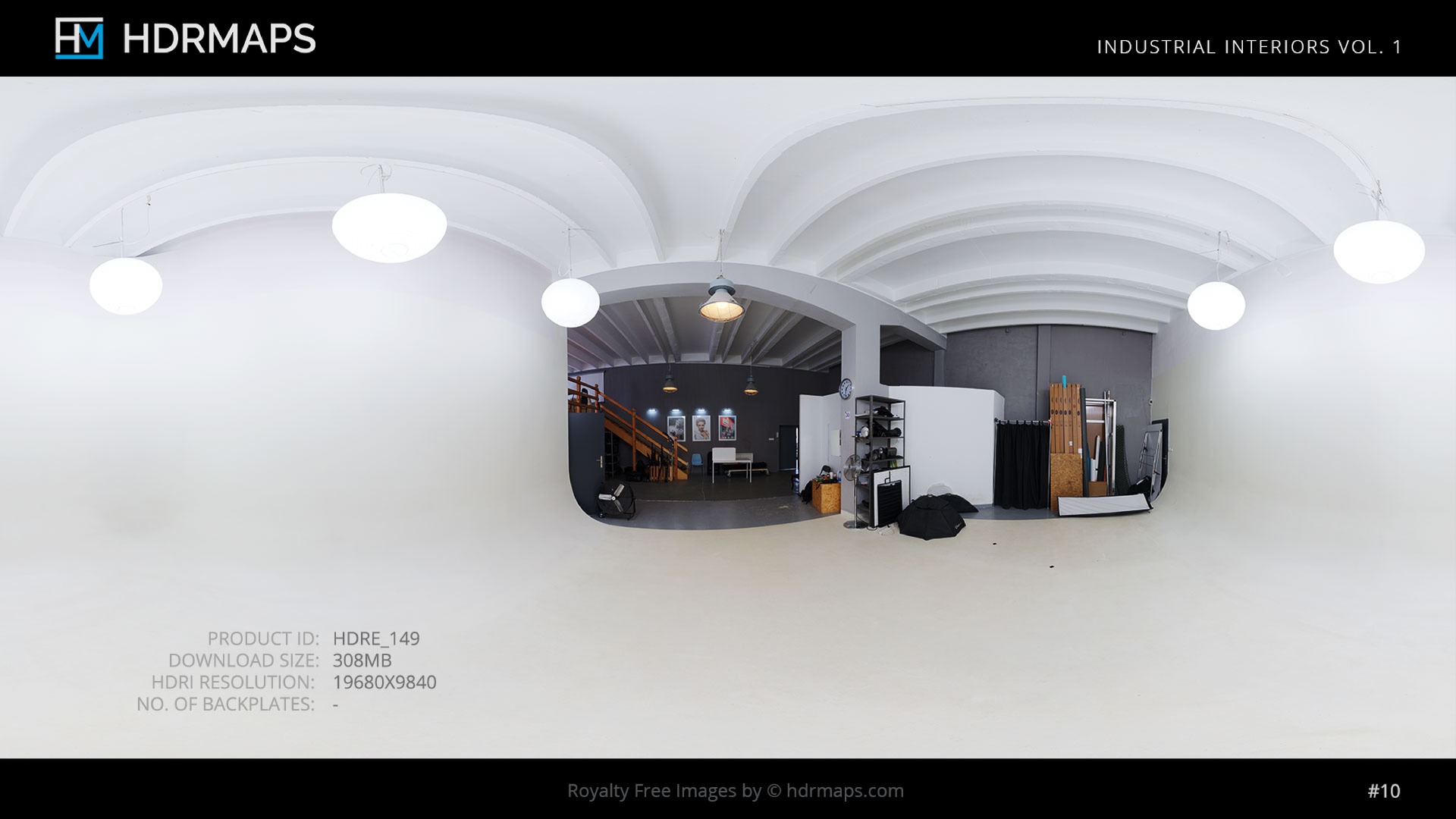 Industrial Interiors  1 - 10 HDRI Maps pack  Texture_10