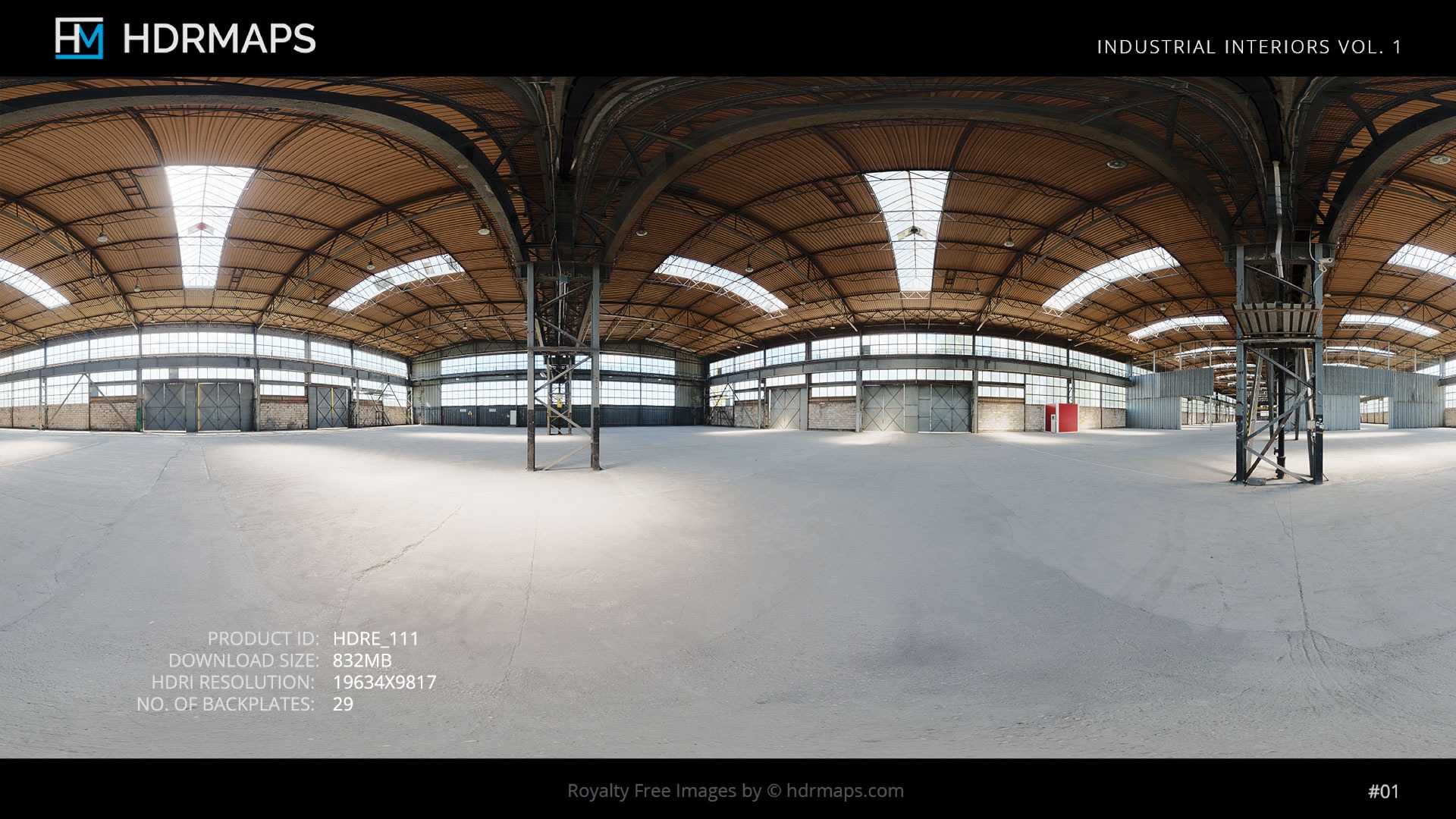 Industrial Interiors  1 - 10 HDRI Maps pack  Texture_1