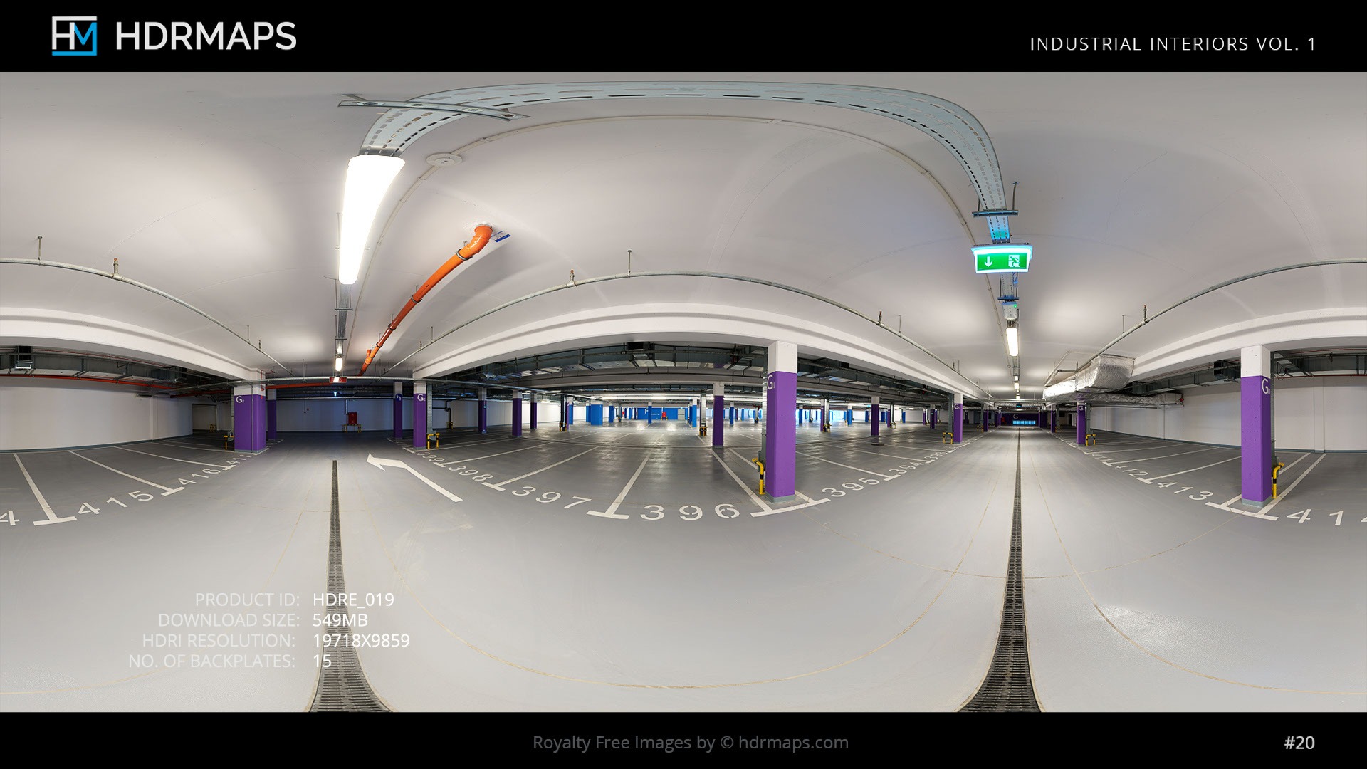 Industrial Interiors  1 - 10 HDRI Maps pack  Texture_19