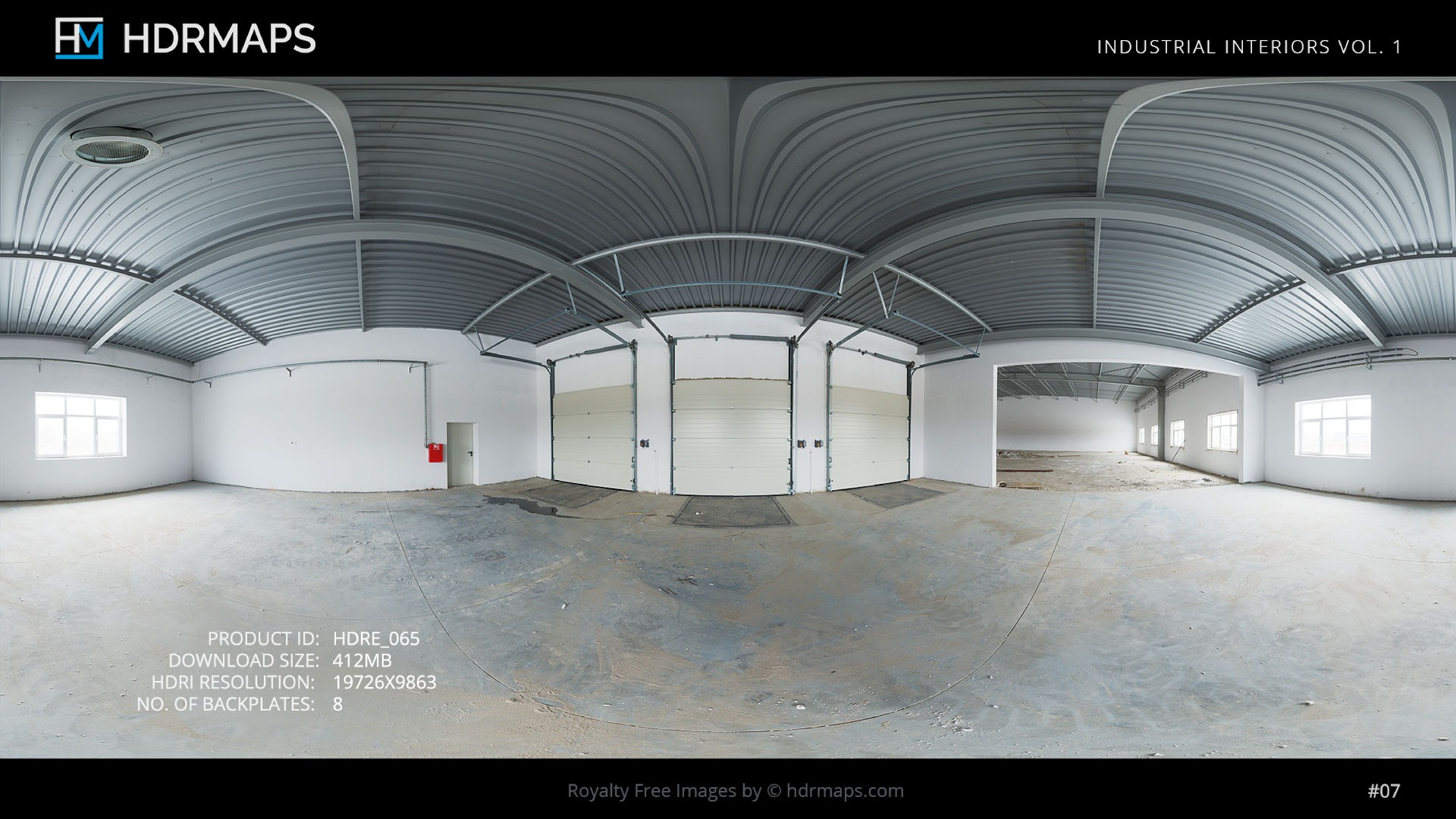 Industrial Interiors  1 - 10 HDRI Maps pack  Texture_7