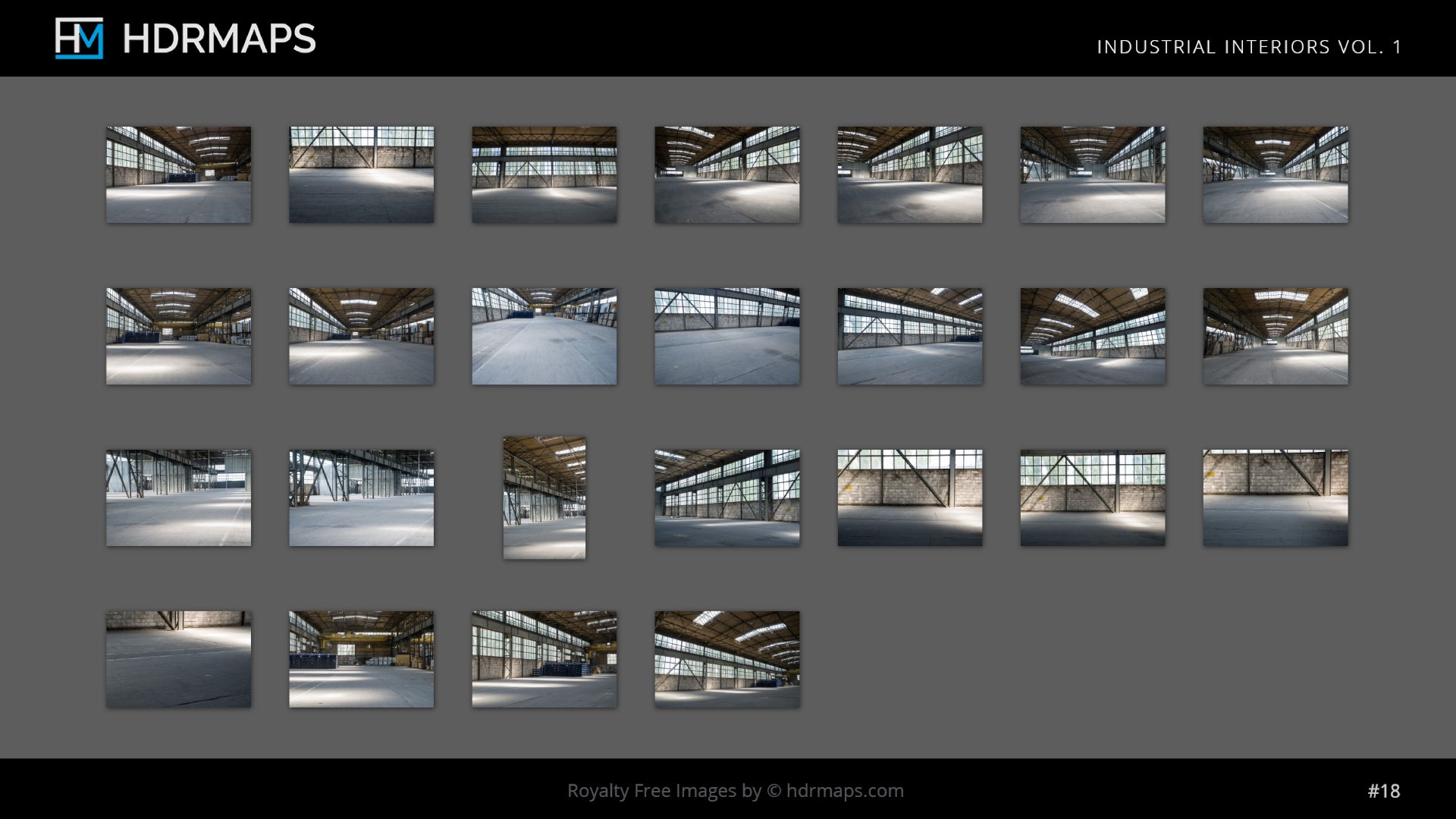 Industrial Interiors  1 - 10 HDRI Maps pack  Texture_18