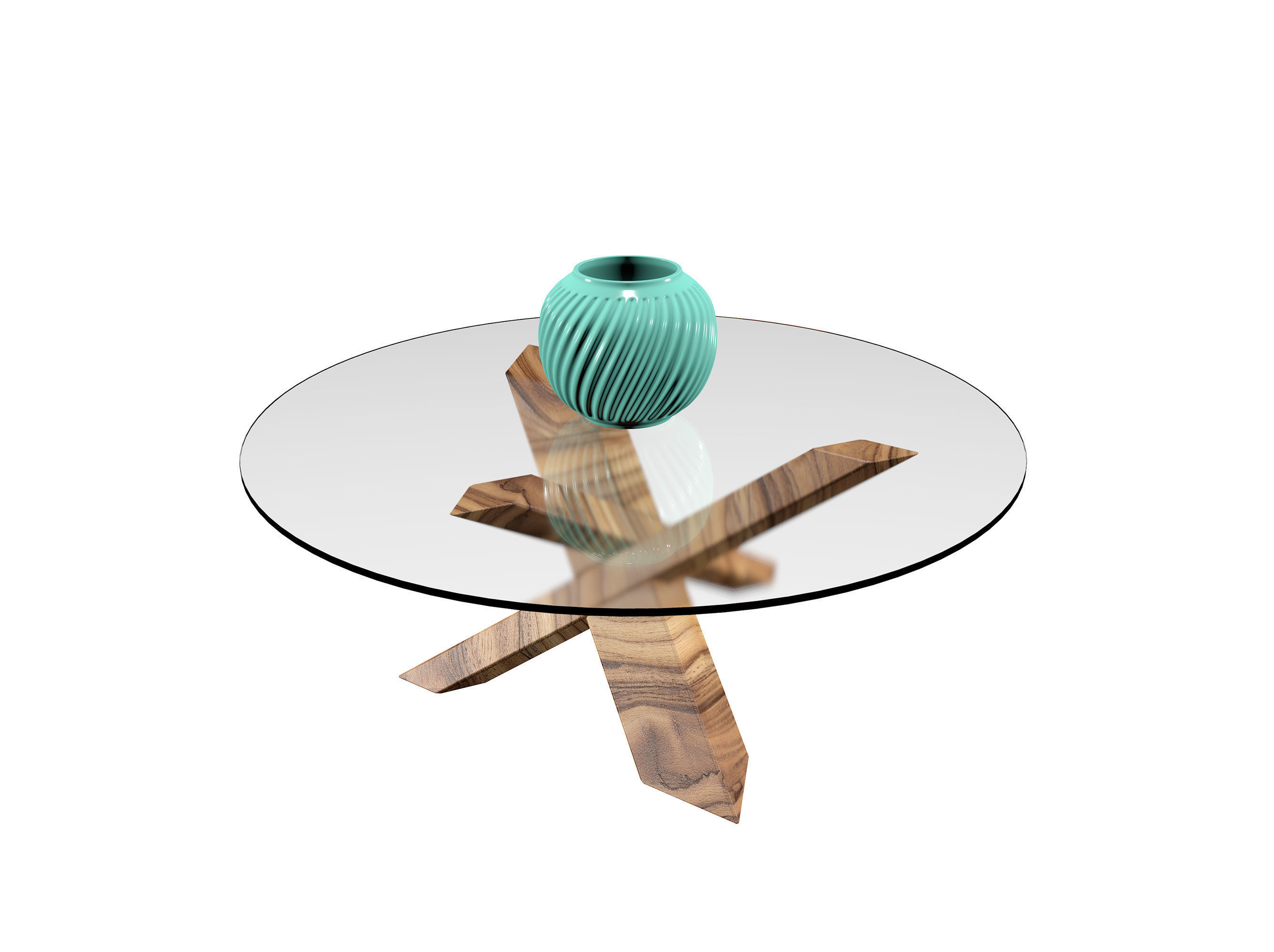 Coffee Table C0020713 Low-poly 3D model_1