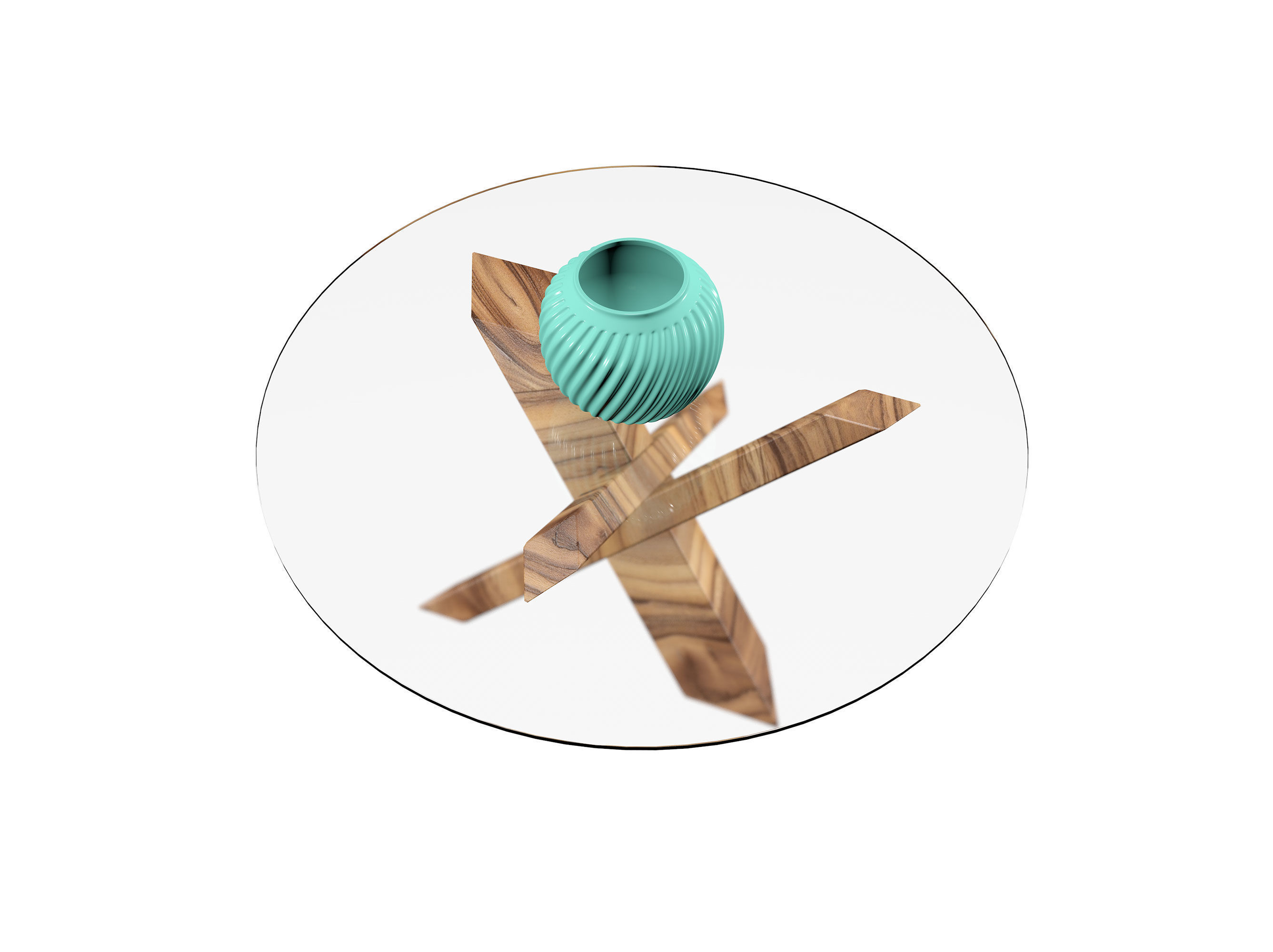 Coffee Table C0020713 Low-poly 3D model_2