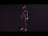 Sci Fi Girl Low-poly 3D model_1