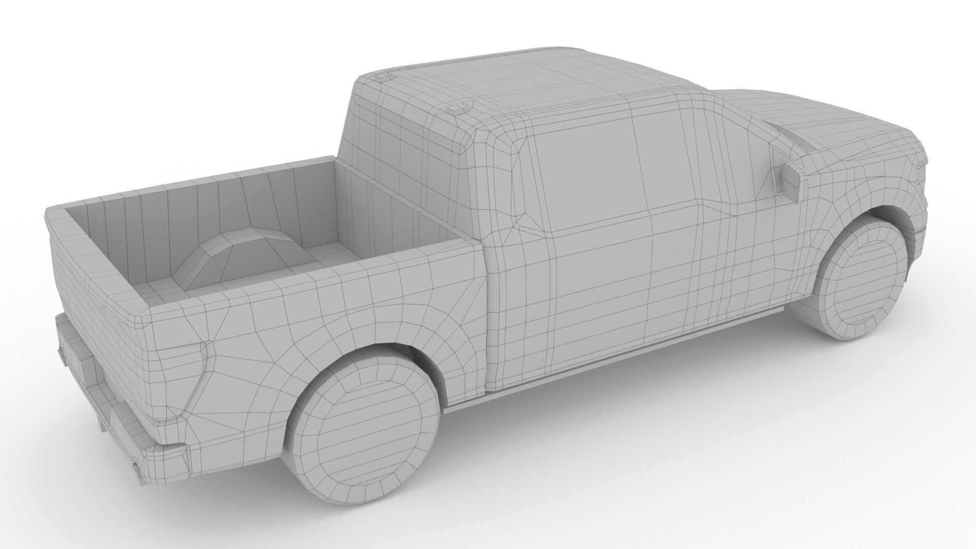 F-150 STX 2024 Low-poly 3D model_9
