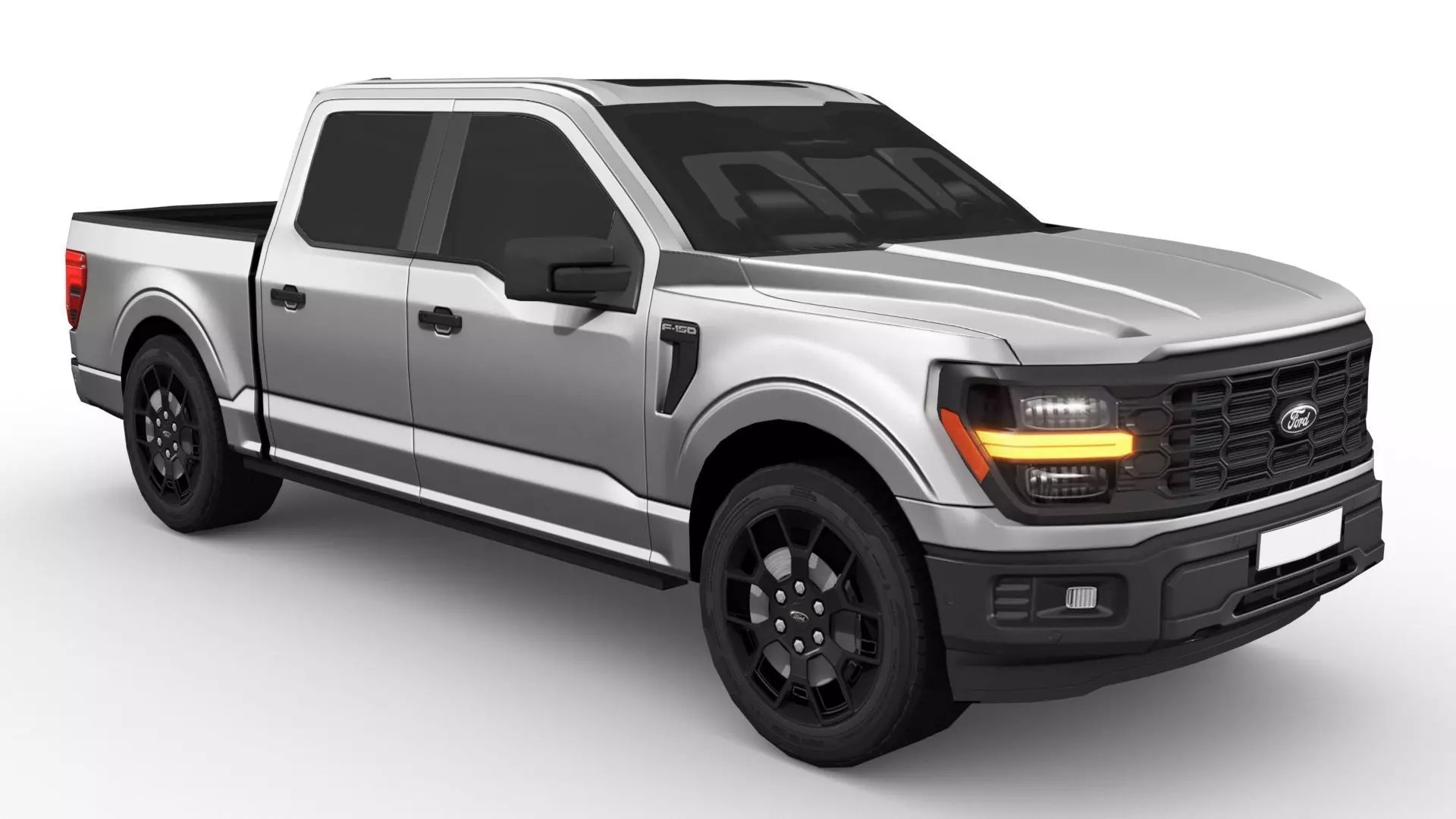 F-150 STX 2024 Low-poly 3D model_0