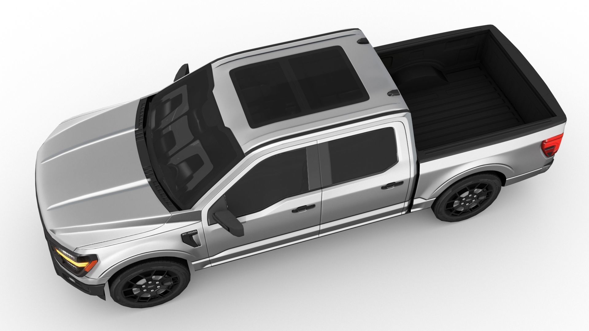 F-150 STX 2024 Low-poly 3D model_6