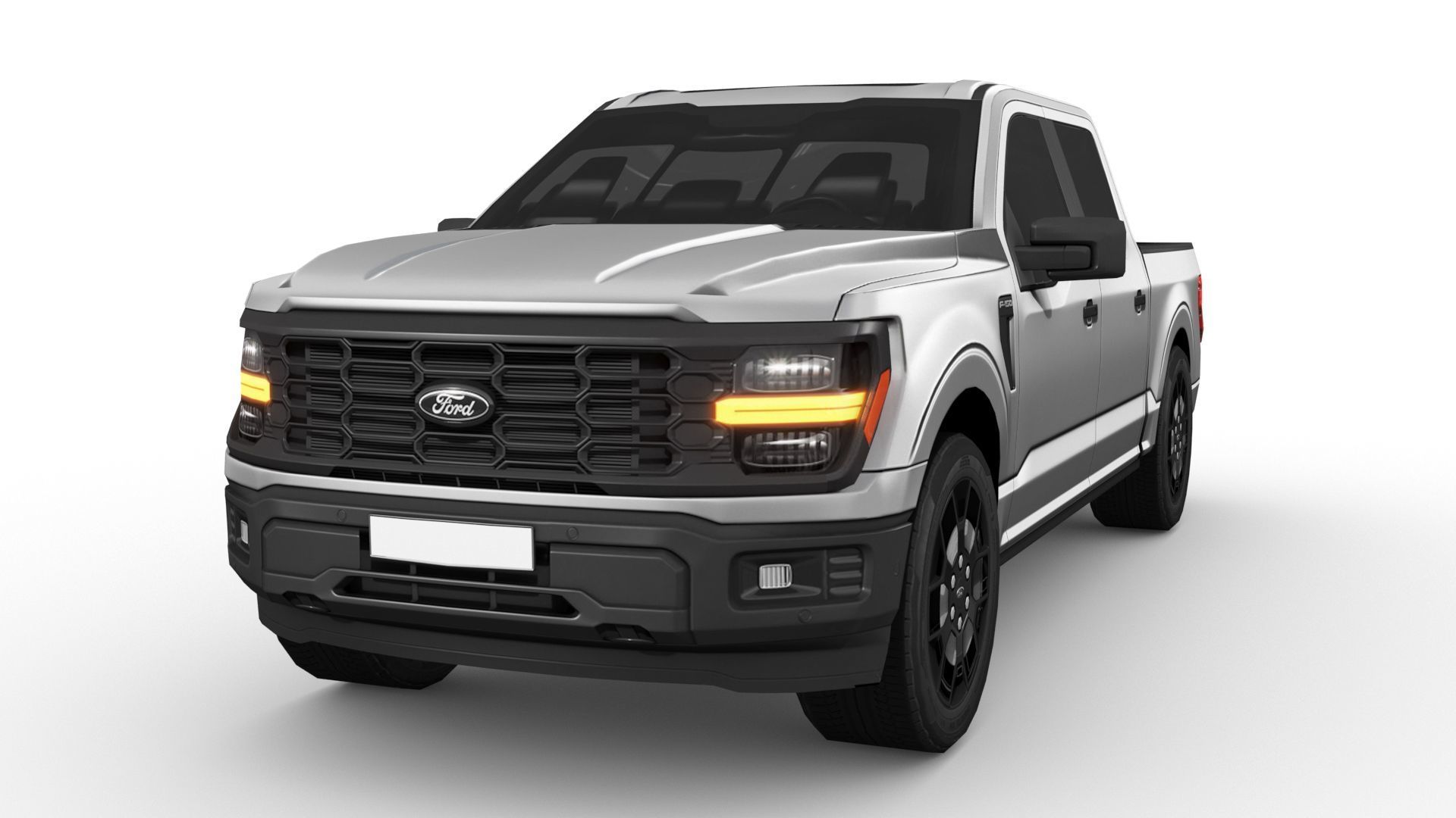 F-150 STX 2024 Low-poly 3D model_1