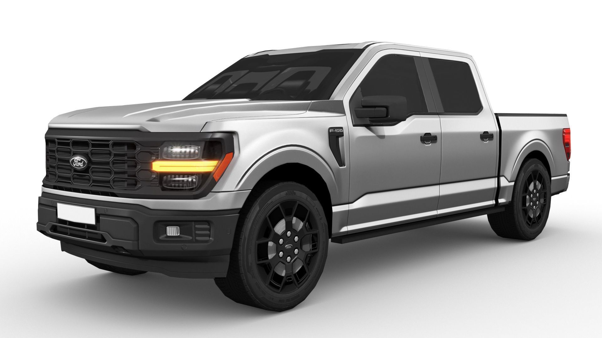 F-150 STX 2024 Low-poly 3D model_2