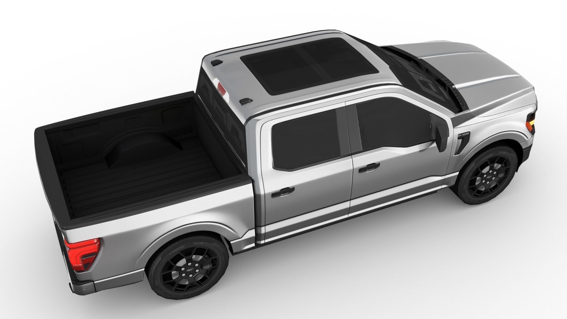 F-150 STX 2024 Low-poly 3D model_7