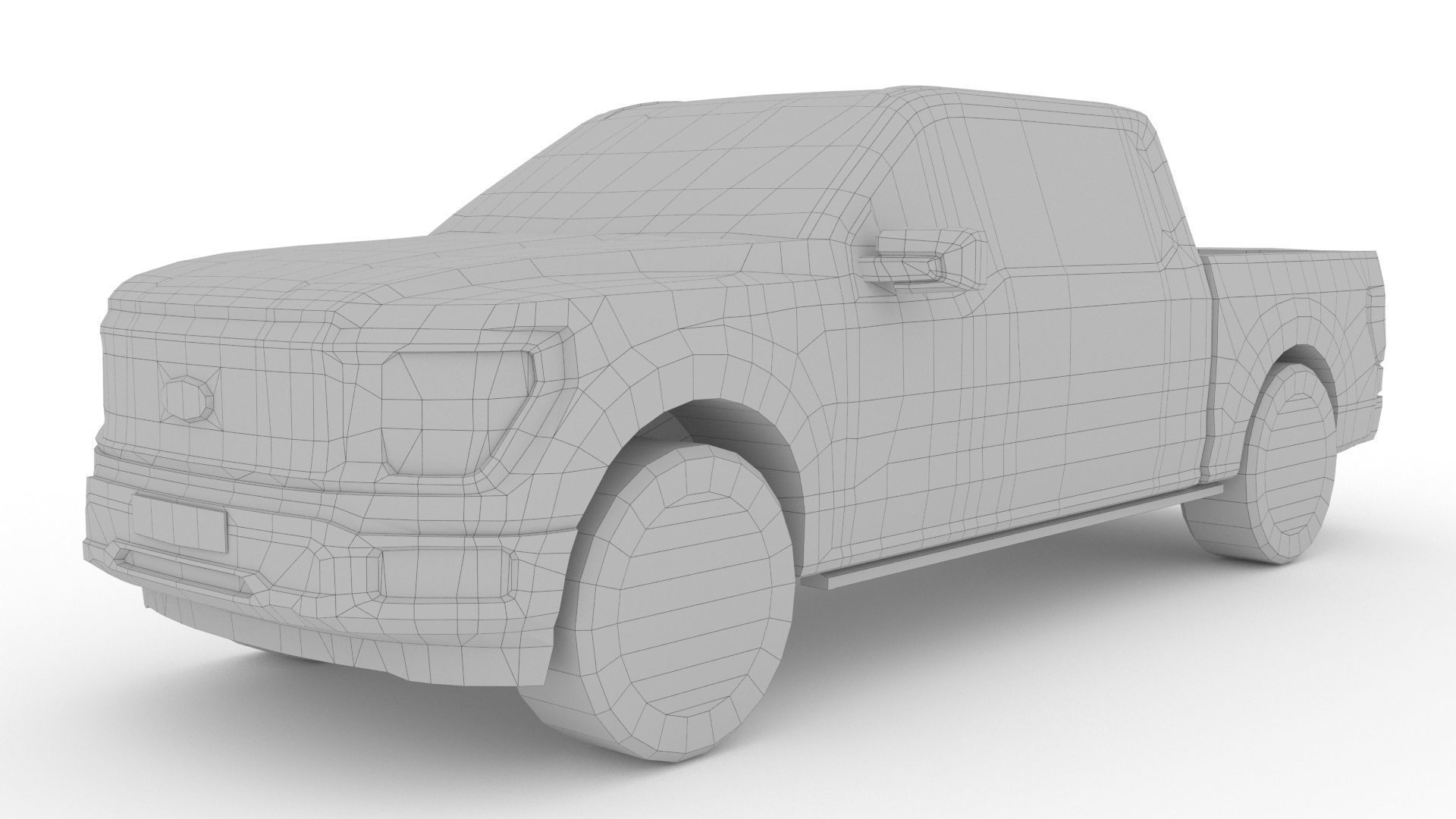 F-150 STX 2024 Low-poly 3D model_8