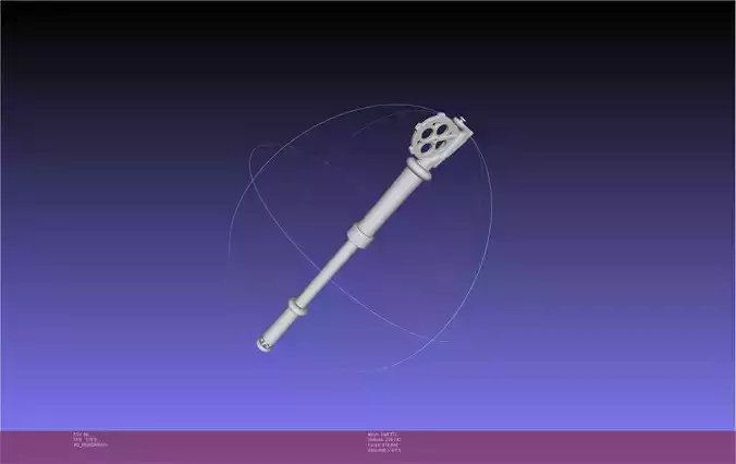 Arcane Ekko Staff 3D print model