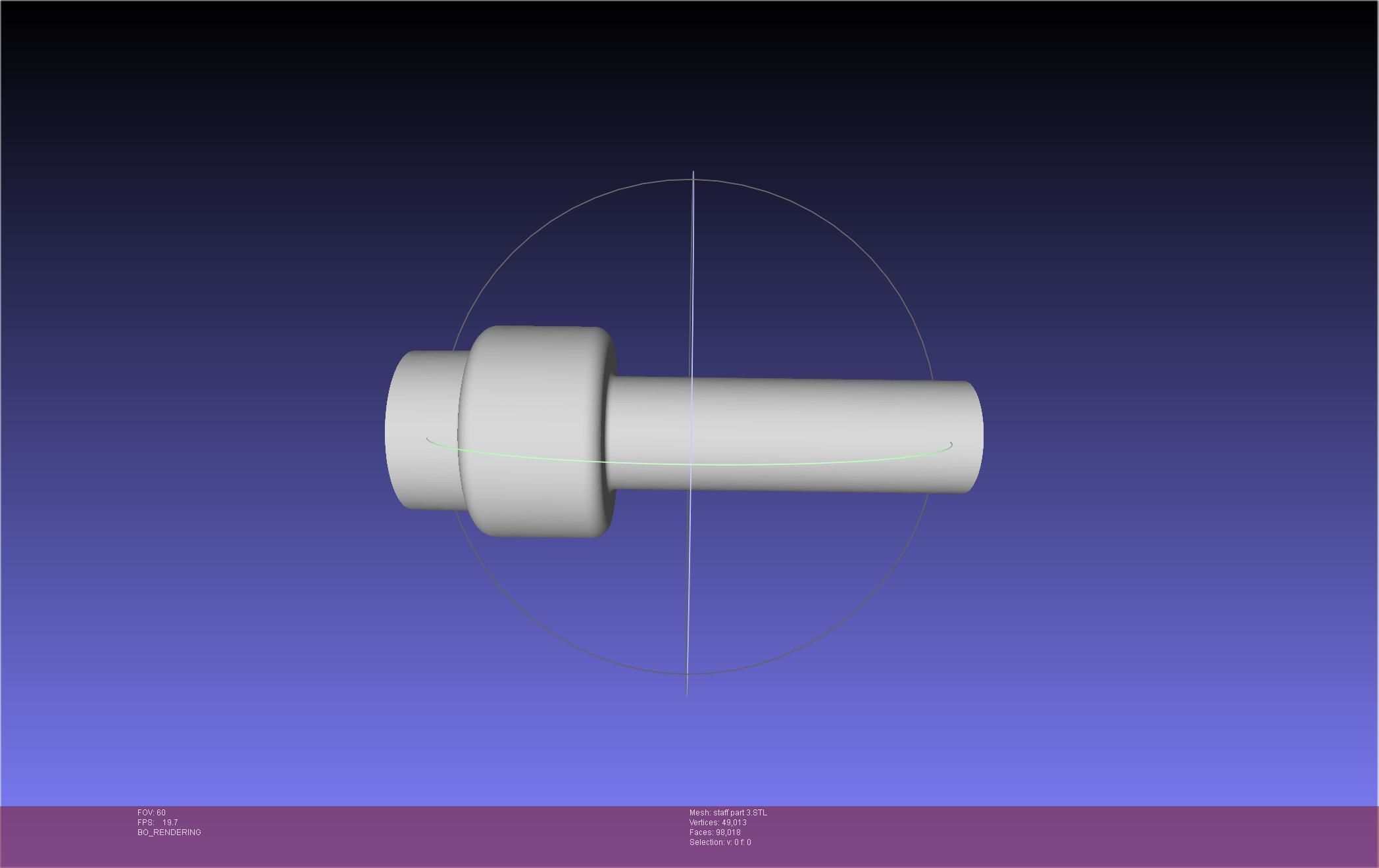 Arcane Ekko Staff 3D print model_48