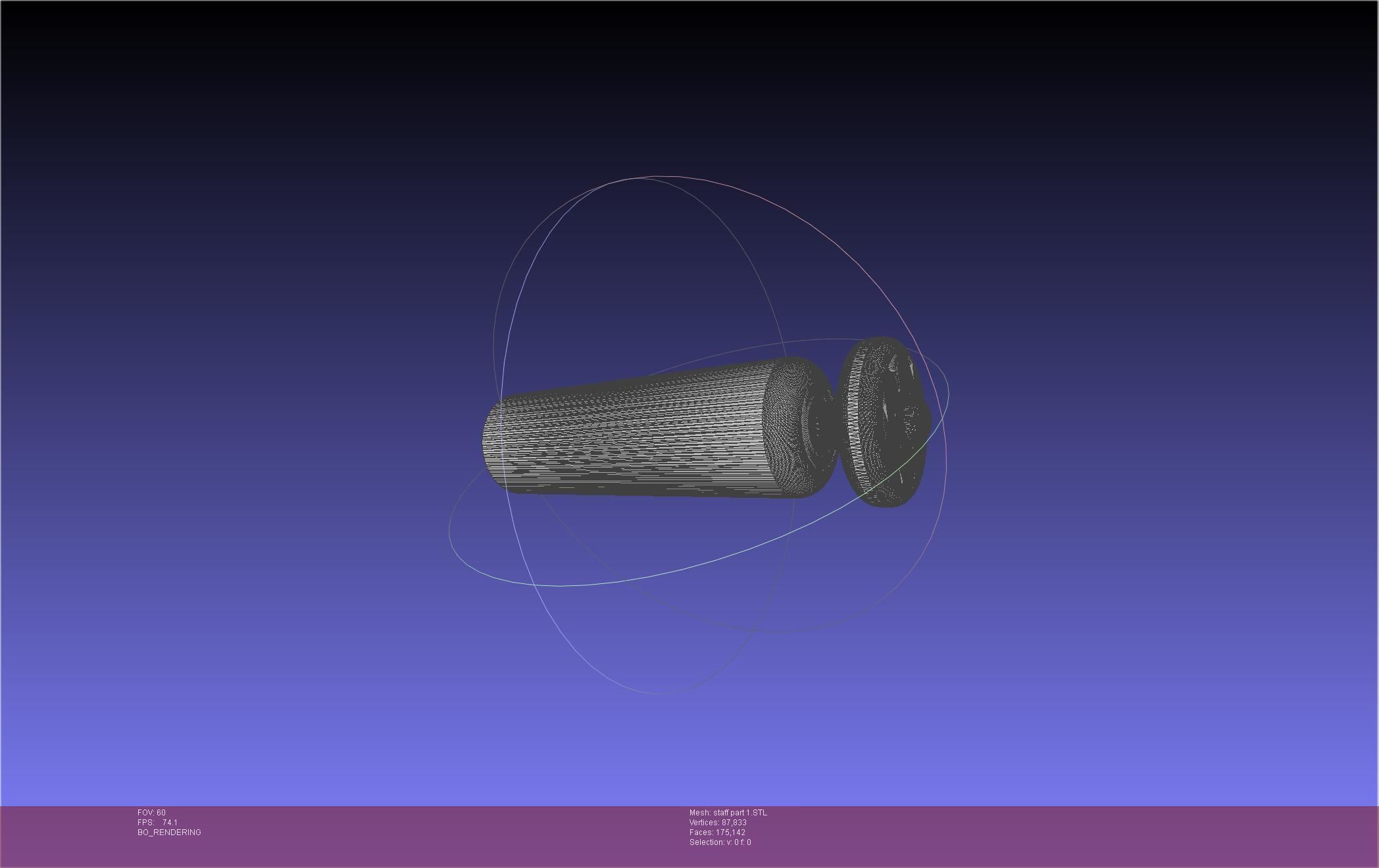 Arcane Ekko Staff 3D print model_41