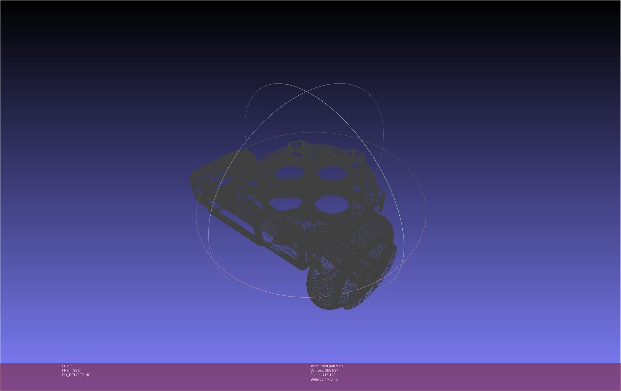 Arcane Ekko Staff 3D print model_68