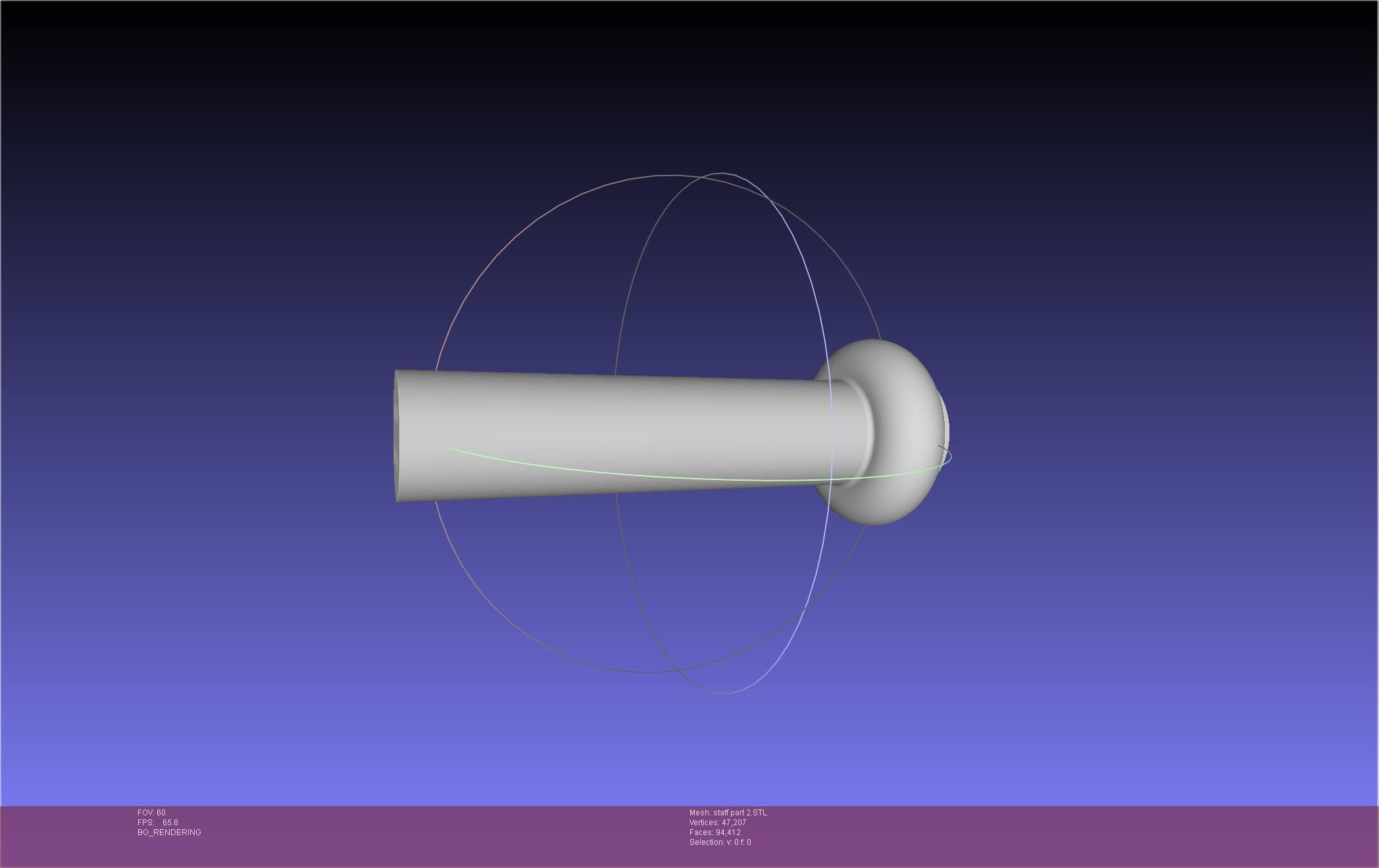 Arcane Ekko Staff 3D print model_43