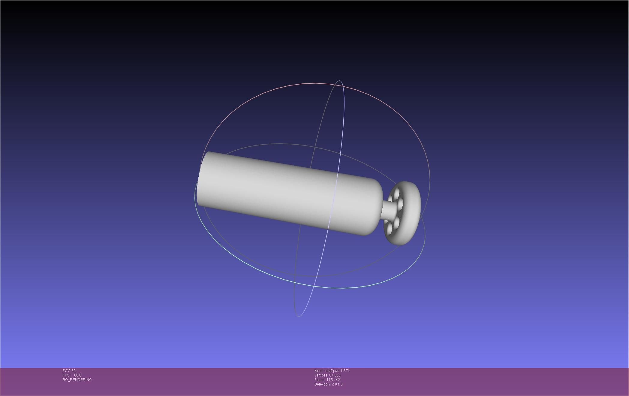 Arcane Ekko Staff 3D print model_38