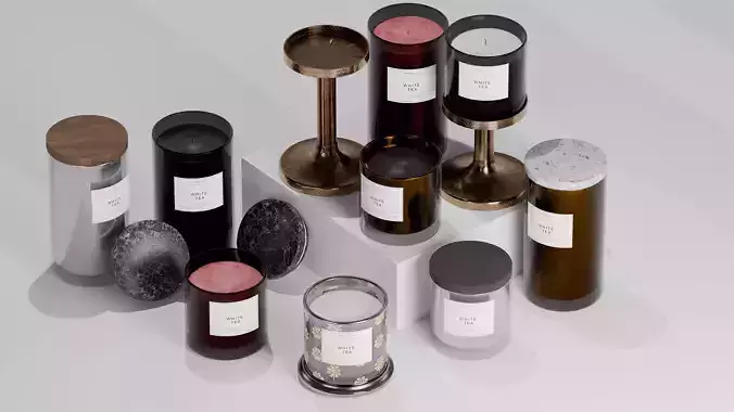 Scented Candles Full Set