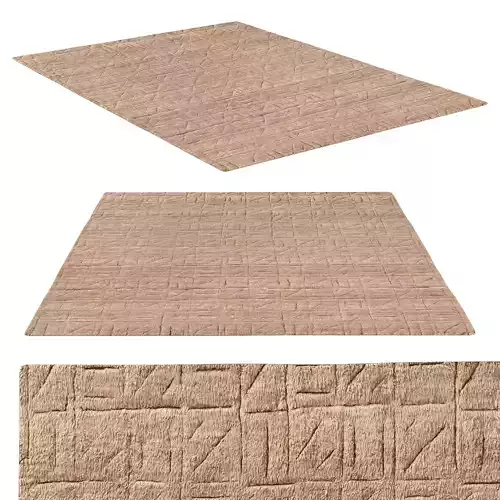 Kinari Wool Rug Ivory Burnt Caramel