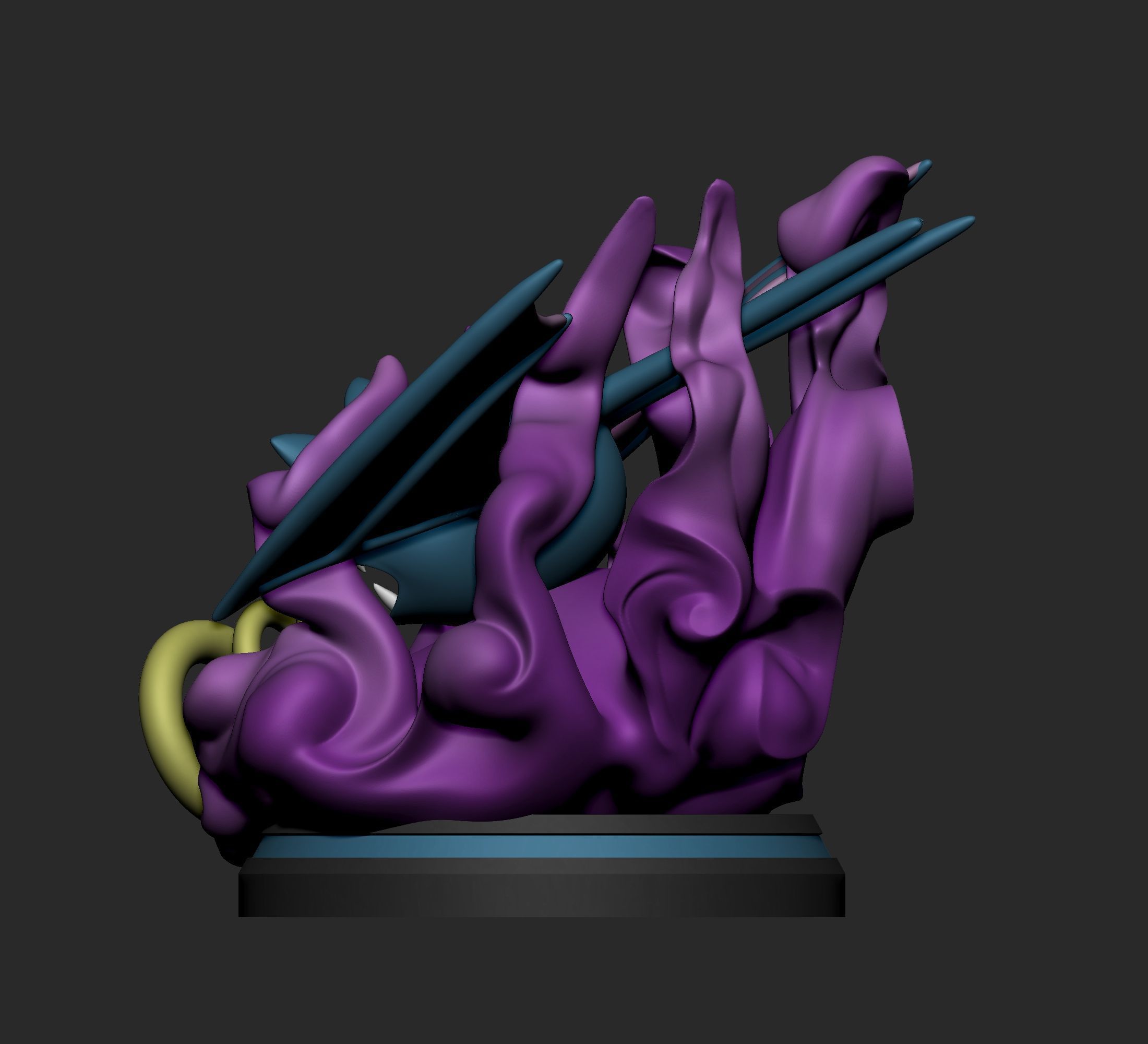 Pokemon - Zubat Golbat and Crobat Figure  3D print model_6