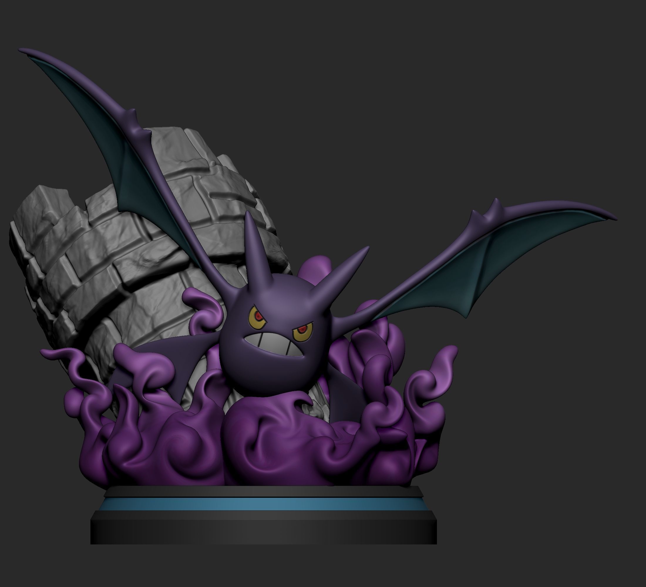 Pokemon - Zubat Golbat and Crobat Figure  3D print model_14
